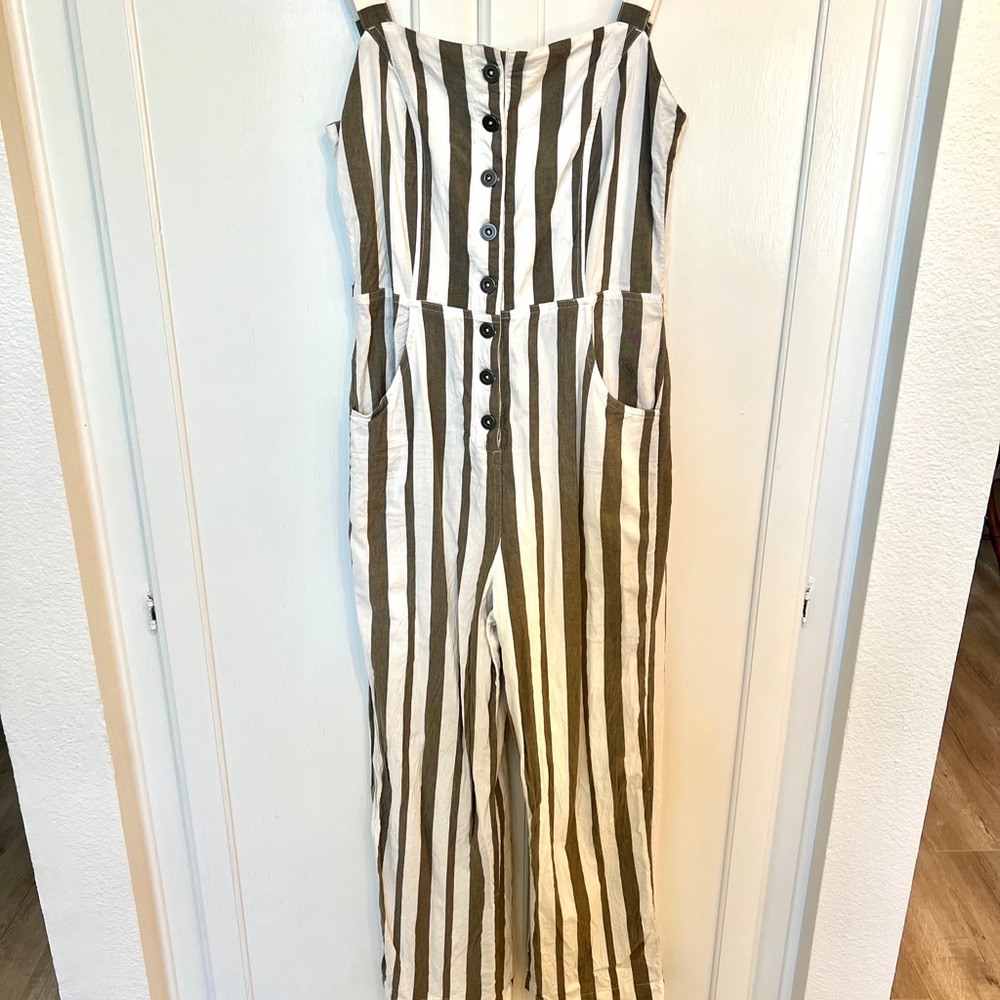 RVCA Jumper - Olive Stripes